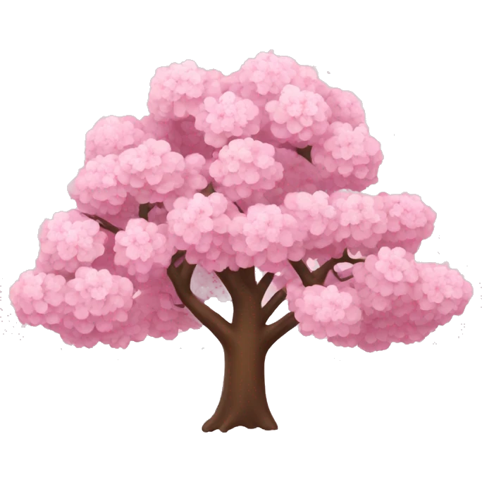Cherry blossom tree emoji