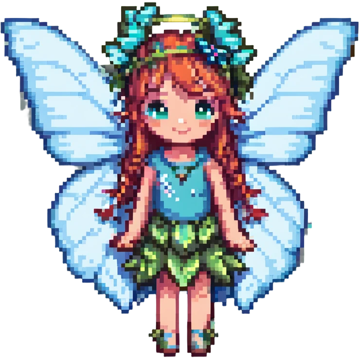 a fairy with butterfly wings emoji