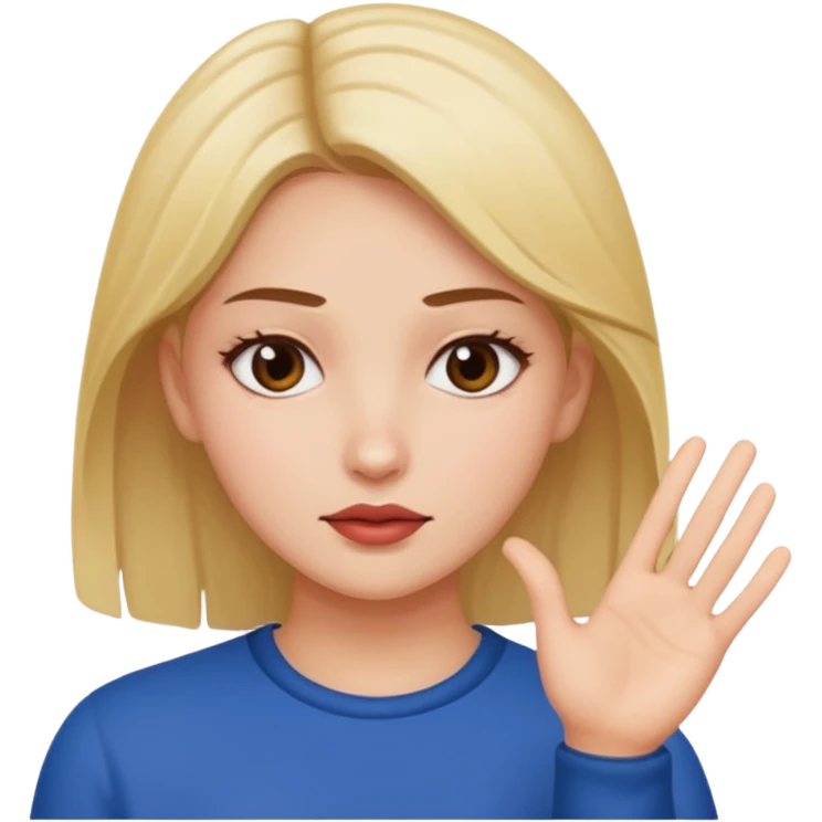 a girl doing🤏🏼 with her hand and she be doing 😙this face emoji