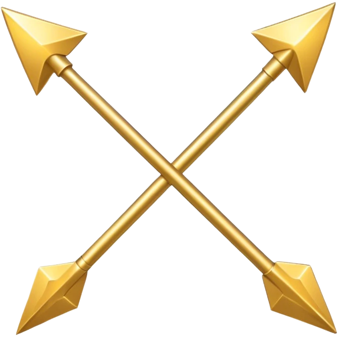 two arrows with stars emoji