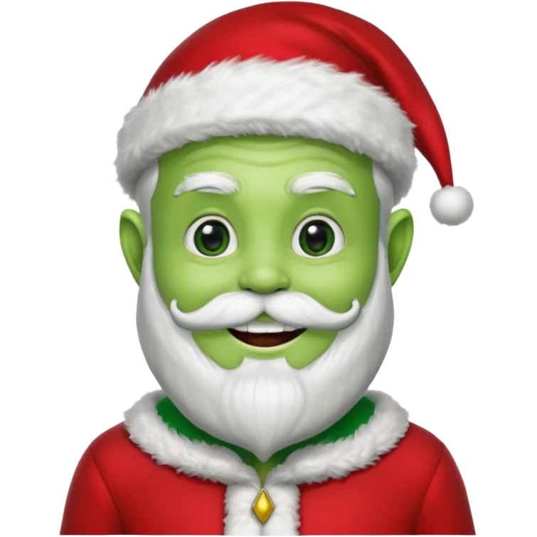 Alien man santa 
   emoji