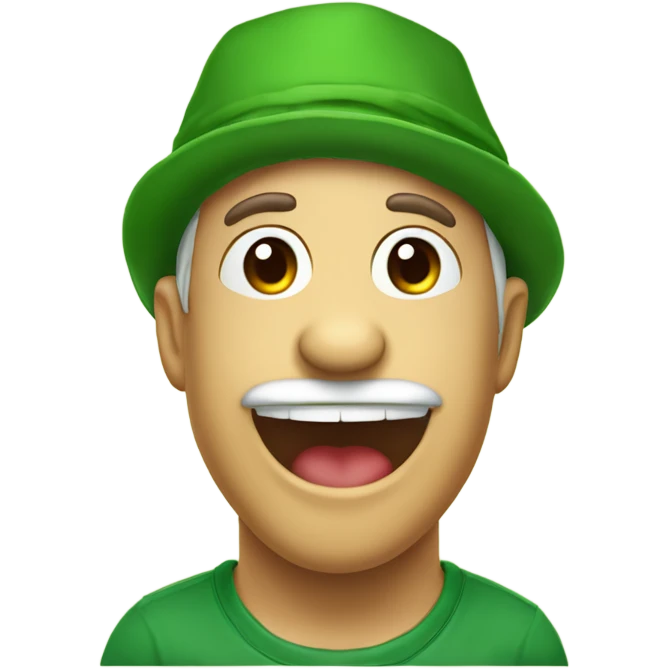 Dinosaurio con gorro de papá Noel emoji