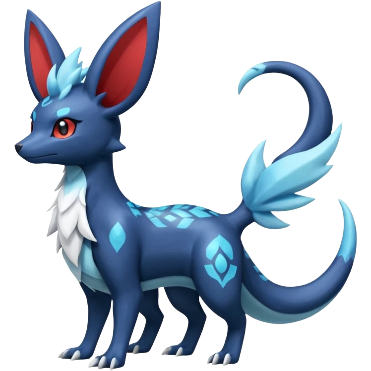 Salamence-Amaura-Umbreon-Silvally-fusion (full body) emoji