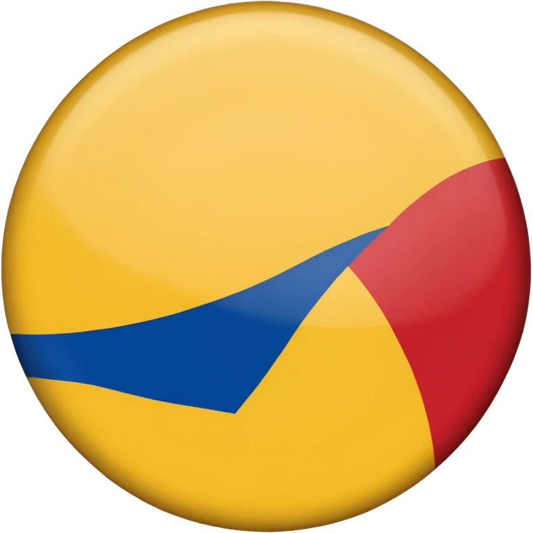 Bandera de colombia circular emoji