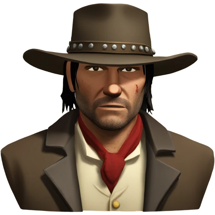 John marston single head red dead redemption  emoji