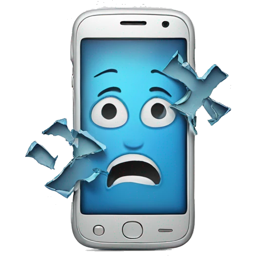 Cellphone broken  emoji