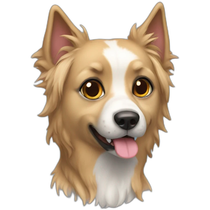 chien sur chat emoji