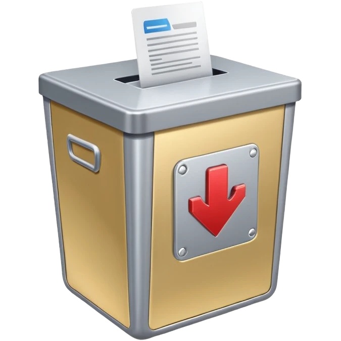 Caja de votos moderna  emoji
