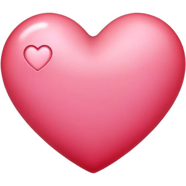 Pinkish red heart emoji