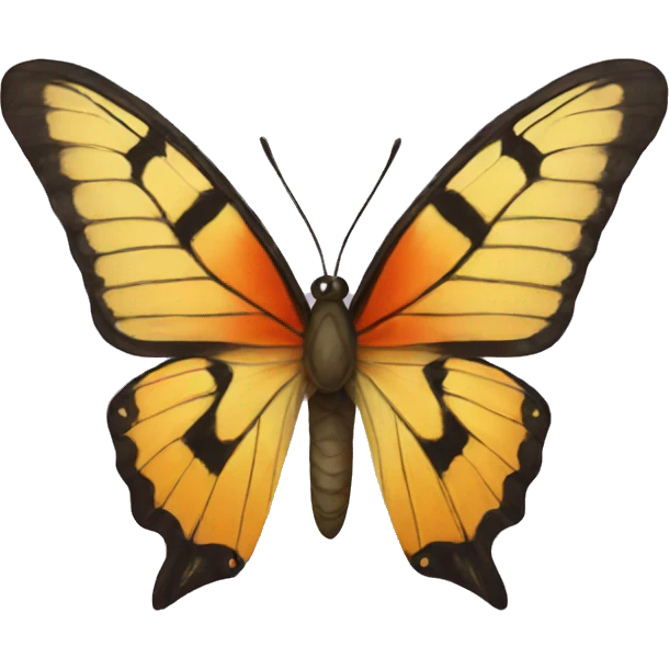 Half butterfly half snake emoji