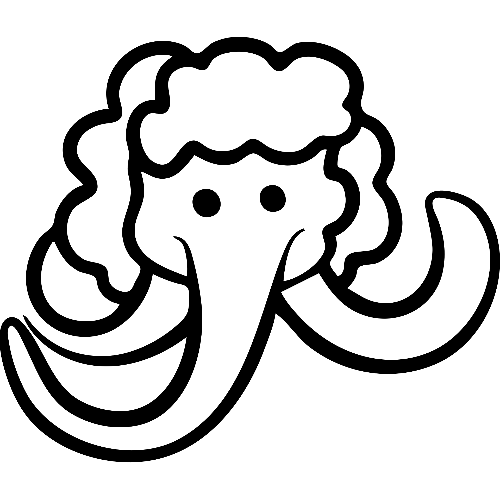 A woolly mammoth with long tusks and trunk emoji