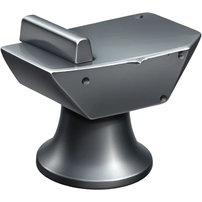 Minimalistic anvil emoji