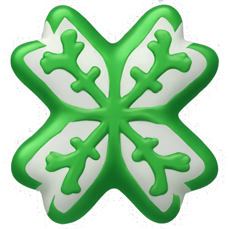 Green Maltese Cross emoji