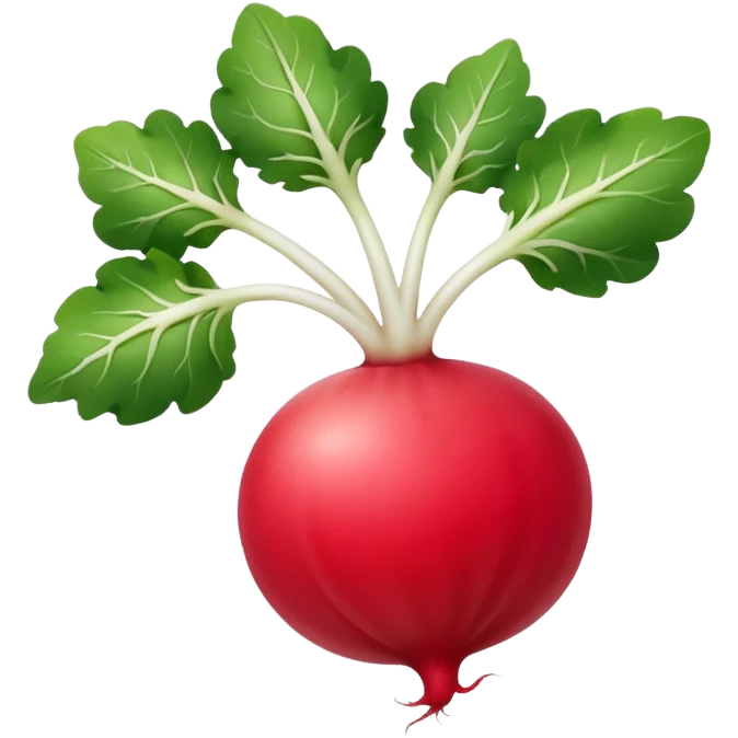 radish UK plant emoji