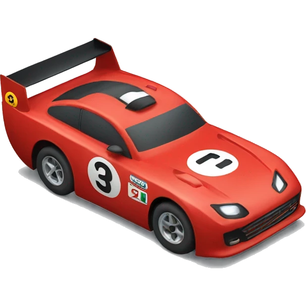 red race car emoji
