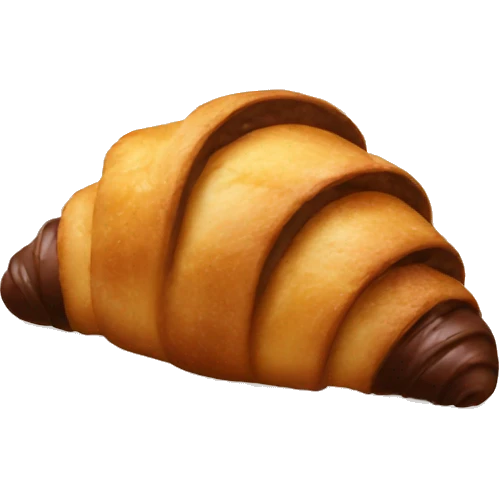 Chocolate croissant  emoji