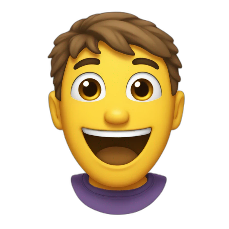 Pleure de rire emoji