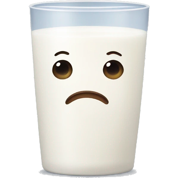 Milk on face emoji
