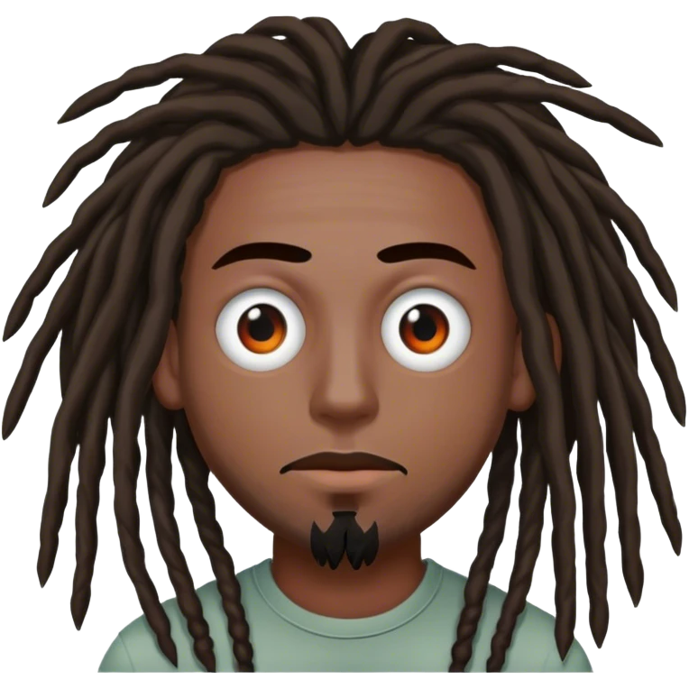 guy with dreads and one eye emoji