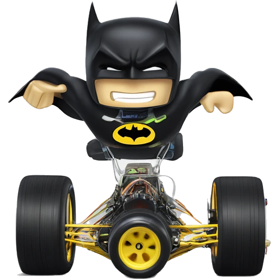 Radio Controlled 69 Nova Batman’s favorite, shaped like a top fuel Dragster with exposed suspension  emoji