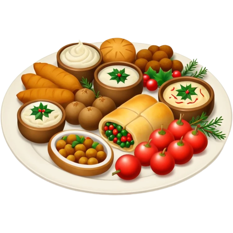 romanian christmas food emoji