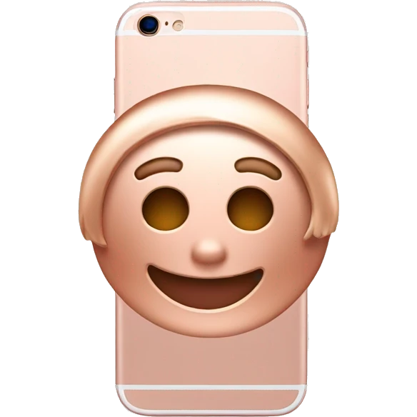 rose gold iphone pro emoji