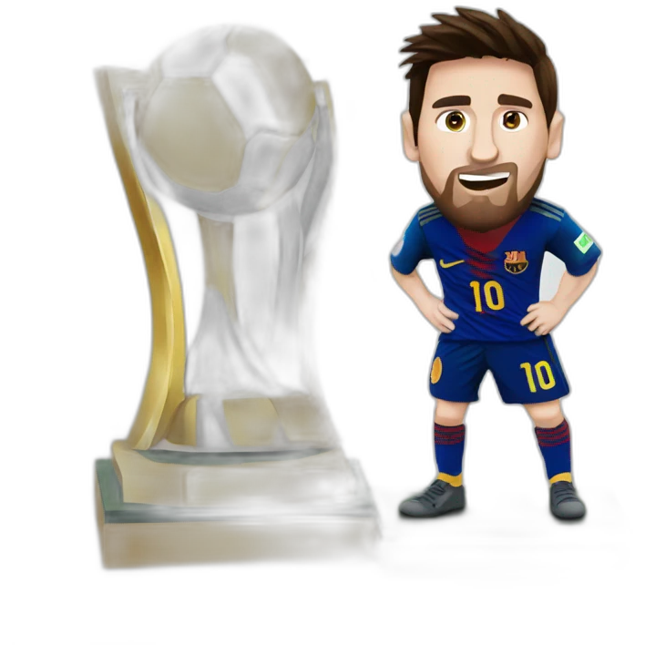 Messi word cup emoji
