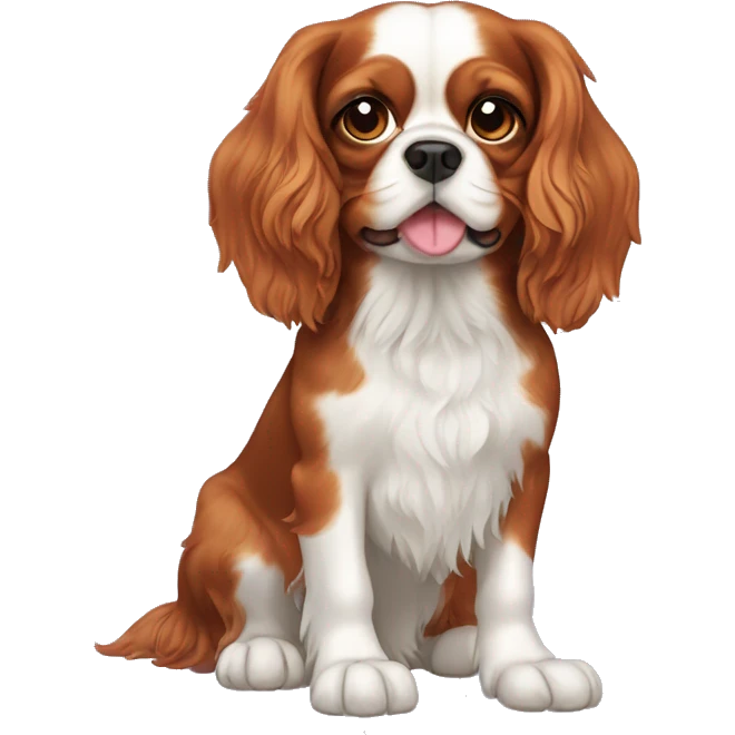Cavalier King Charles spaniel emoji