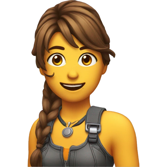 Chica Peliroja jugando videojuego  emoji