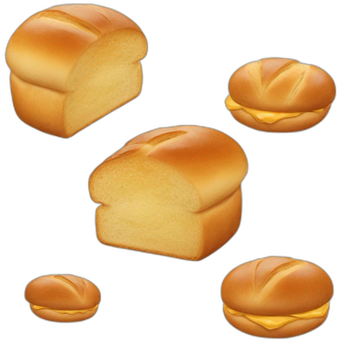 Bäcker backt Brötchen  emoji