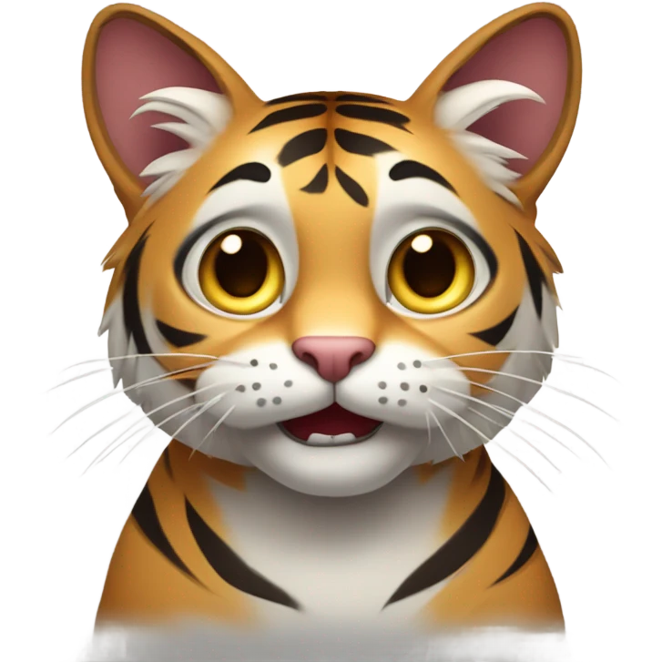 tiger cat in shock emoji