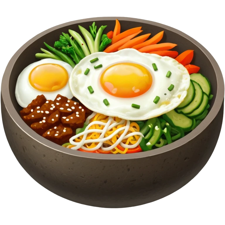韓国石焼きビビンバ emoji