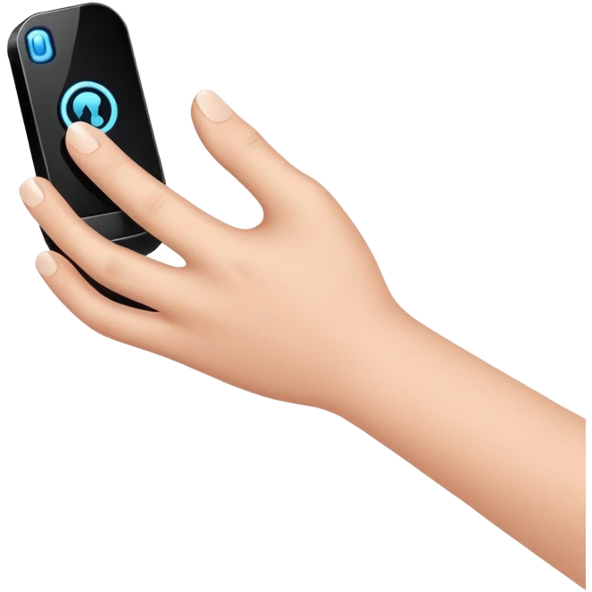 finger clicking a button emoji