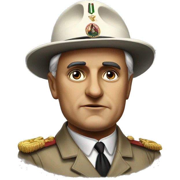 Mussolini He was Prime Minister of Italy  emoji