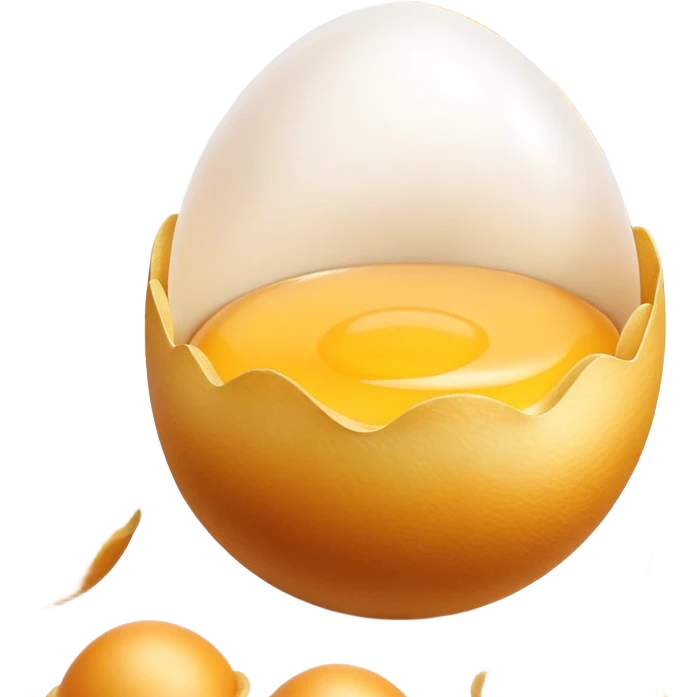 3D rendered authentic Hong Kong 鸡蛋仔 (egg puffs) being held in paper, traditional egg-shaped bubble pattern, vibrant golden color, hyper-realistic texture, glossy bubbles, detailed surface emoji