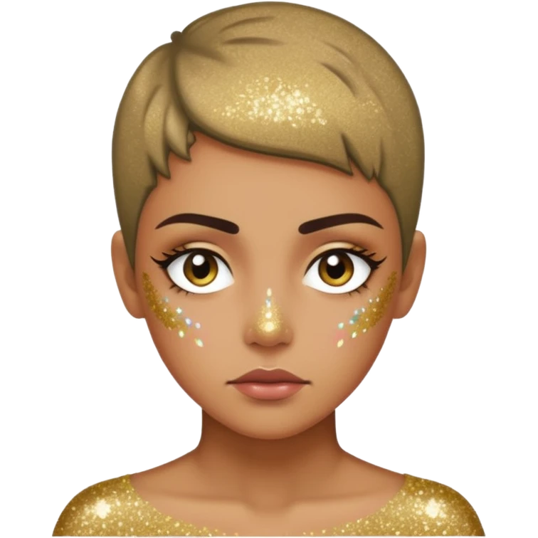 Glitter killer emoji
