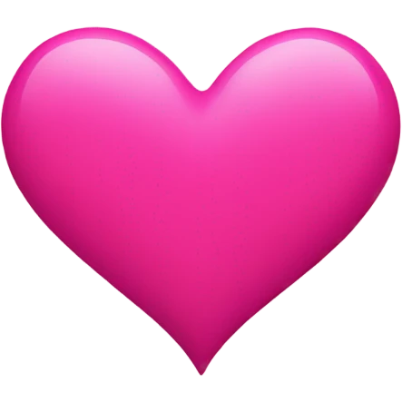 Heart pink emoji