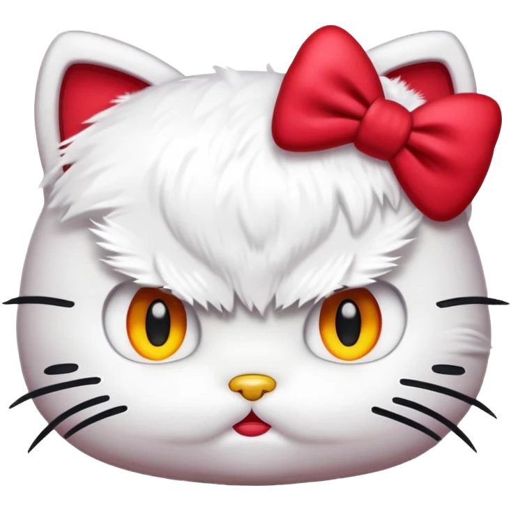 Angry hello kitty  emoji