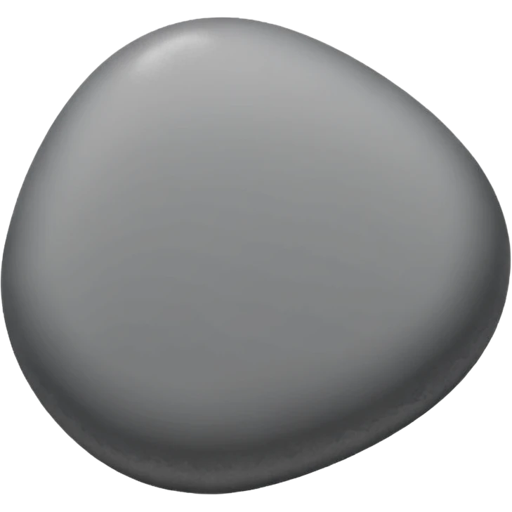 rock emoji, pebble-like emoji