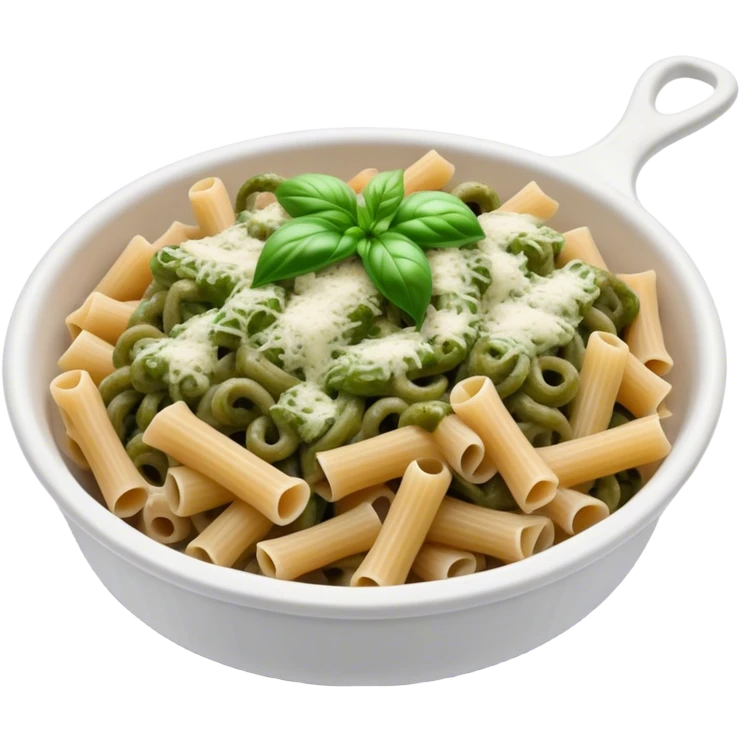 Baked pesto pasta emoji