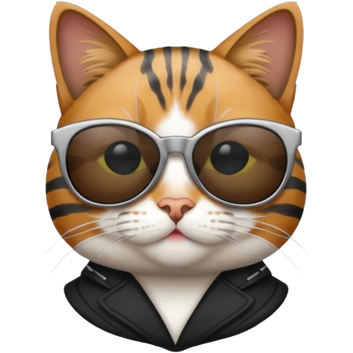 Cat wearing sunglasses emoji