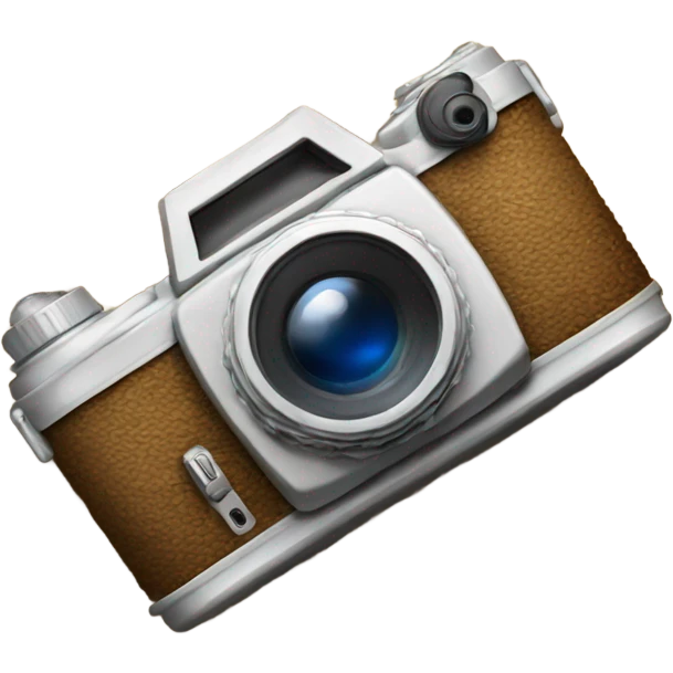 camera laying on the beach sand emoji