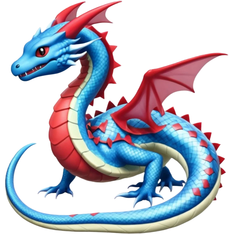 Salamence-Lapras-Salandit-Gyarados-Dratini-Flygon-Dragonair-fusion-hybrid-creature  emoji