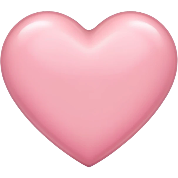 Light pink heart emoji