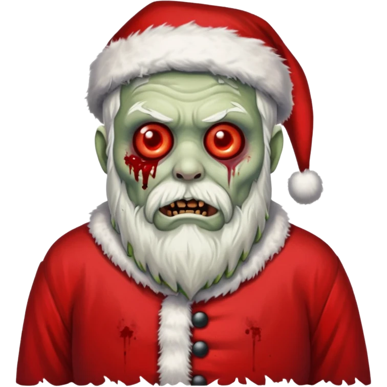santa clause zombie emoji