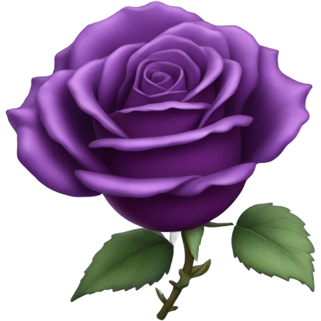 Purple rose  emoji