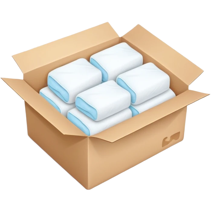 Carton diaper  emoji