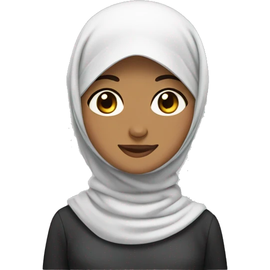 Hijab kacamata emoji