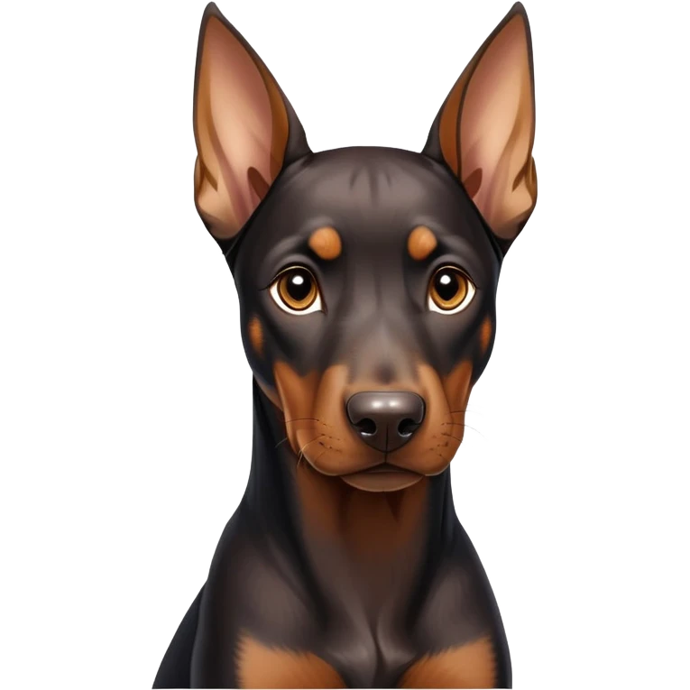 cinematic-noble-doberman puppy-portrait-emoji,-poised-and-regal,-with-a-strong,-athletic-build-and-a-lustrous,-well-groomed-black and tan fur,-deep-set-soulful-brown-eyes,-simplified-yet-sharp-and-sophisticated-features,-highly-detailed, emoji