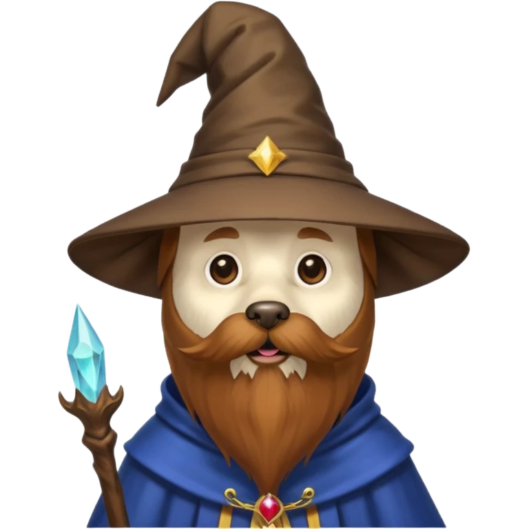 Dog wizard emoji
